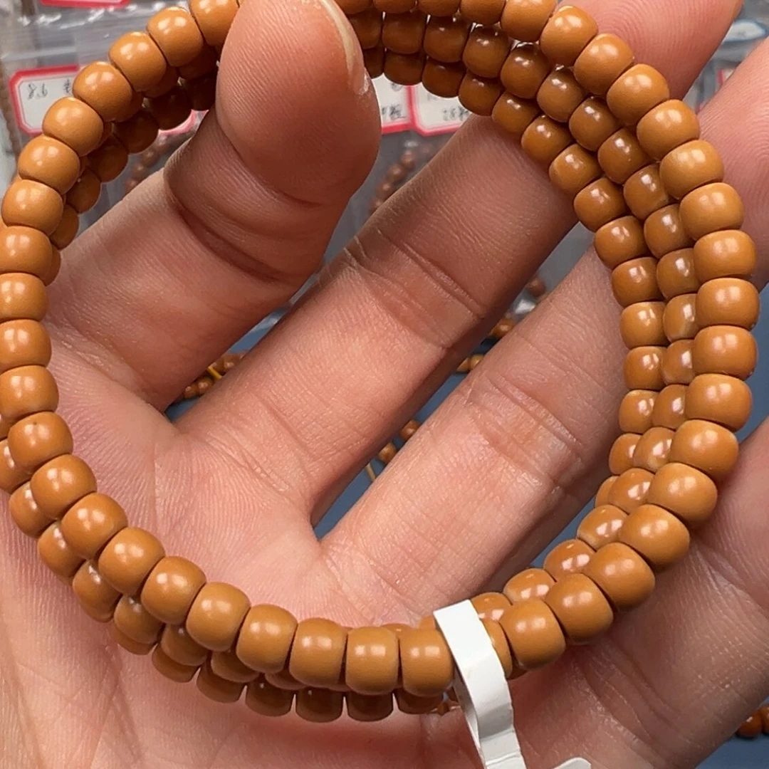 橄榄核吊坠老挝核尖单圈5.2mm