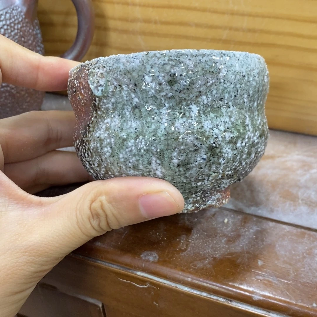 陶园柴烧，精品高货3瑕疵摆件价