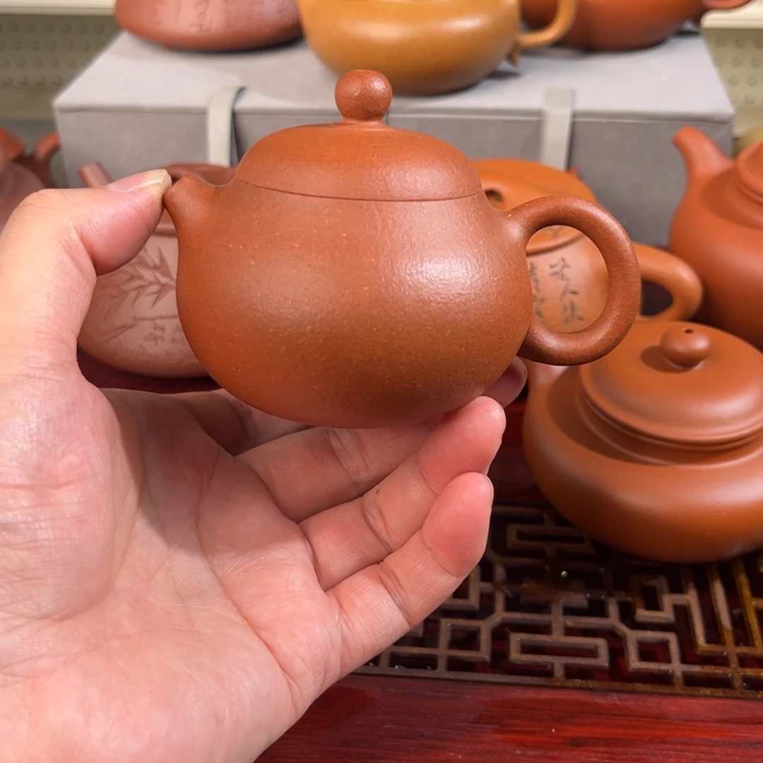 茶壶紫砂我***人微瑕全手工制作壶壶壶