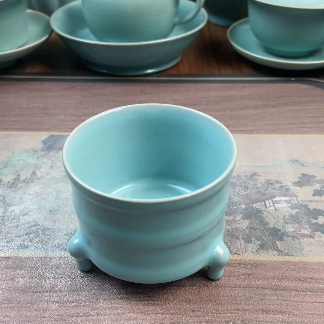 摆件瓷原产地原矿汝瓷～茶器
