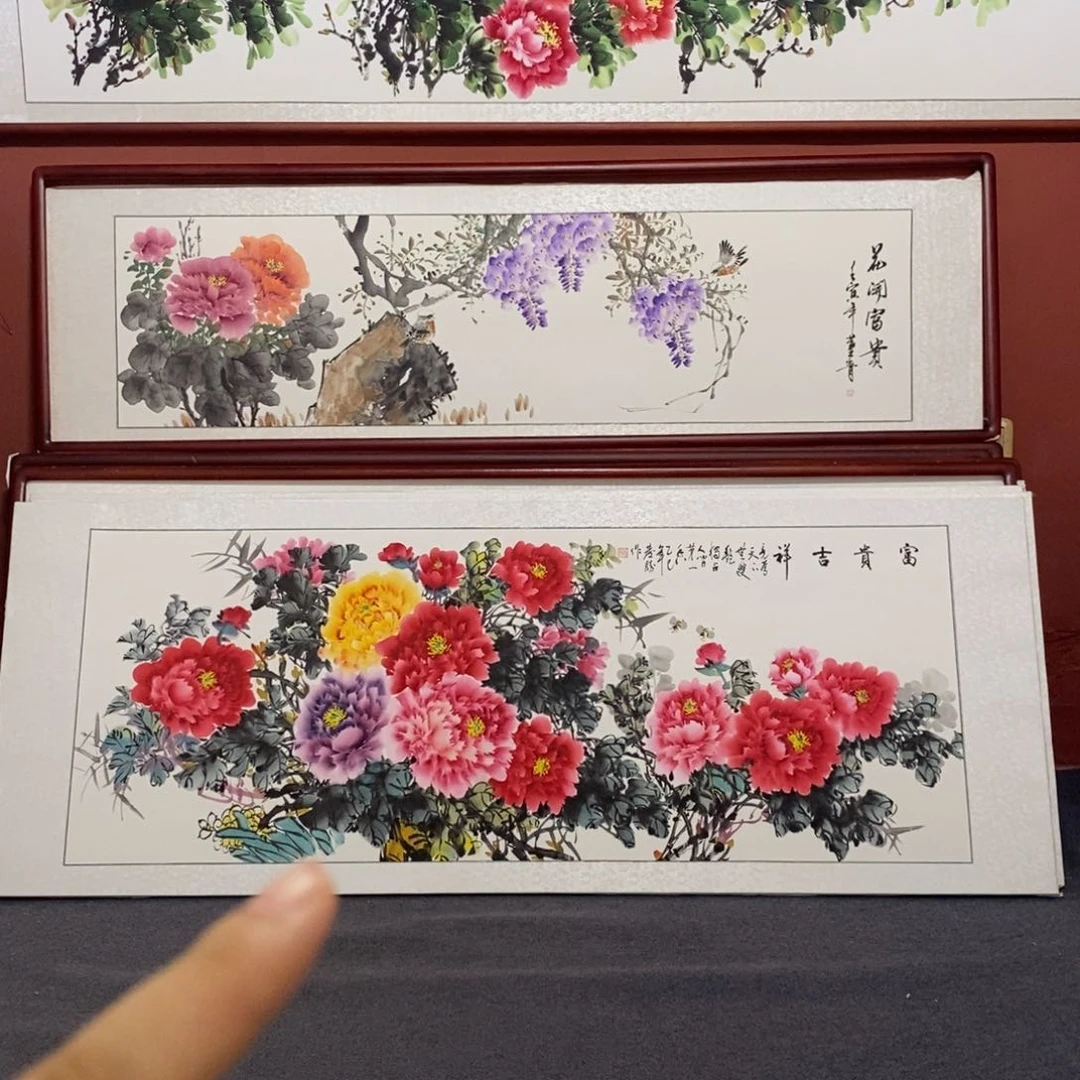 国画215*85尺寸带框包邮送到家