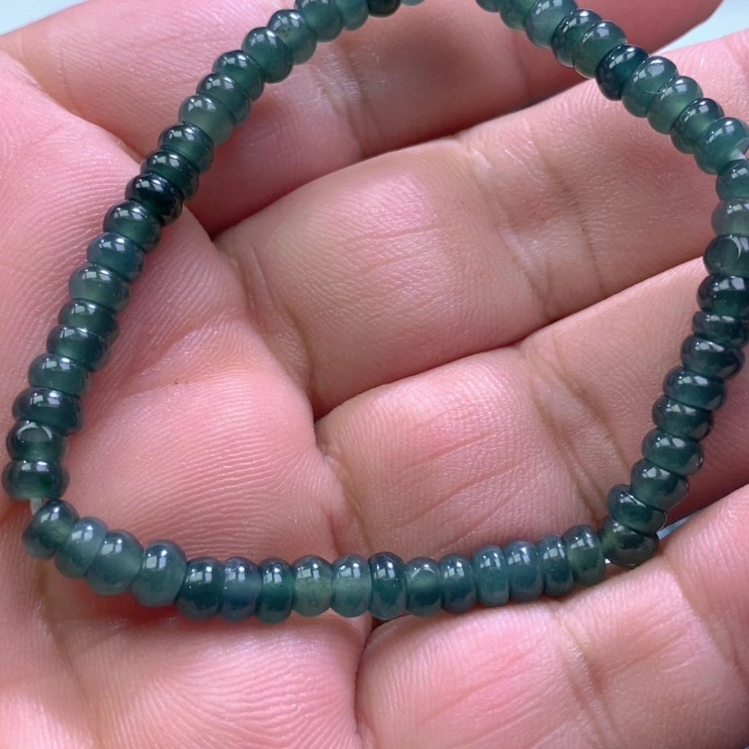 翡翠未镶嵌手串5675