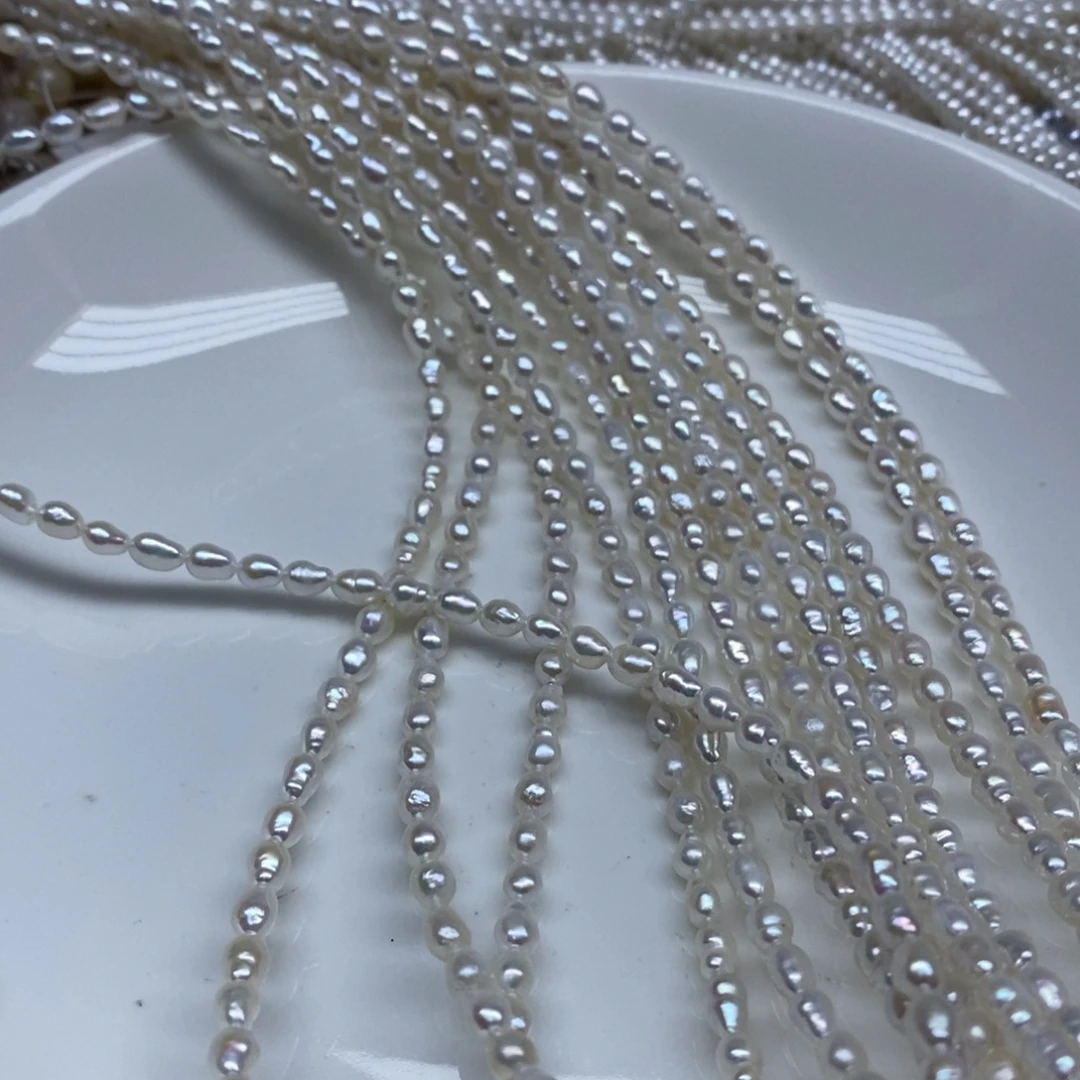 淡水珍珠颈饰未镶嵌发3条