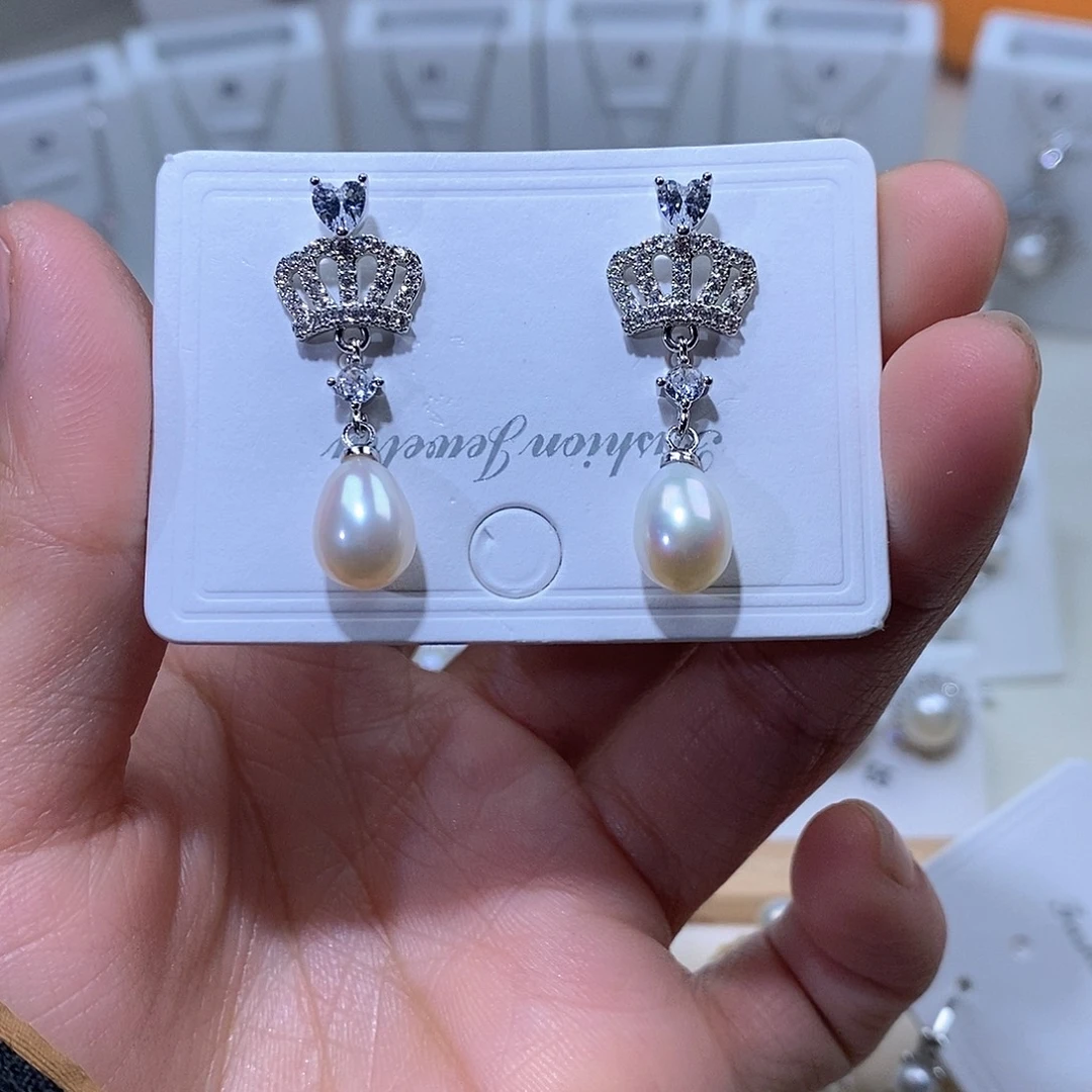 淡水珍珠未镶嵌耳饰