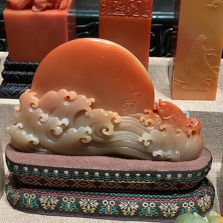 S***n老挝石印石老挝石摆件111