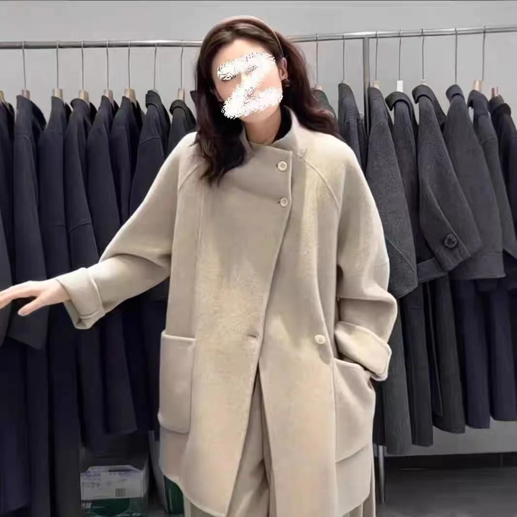 倩倩福利 【241-250】 2025新款双面羊毛大衣气质外套