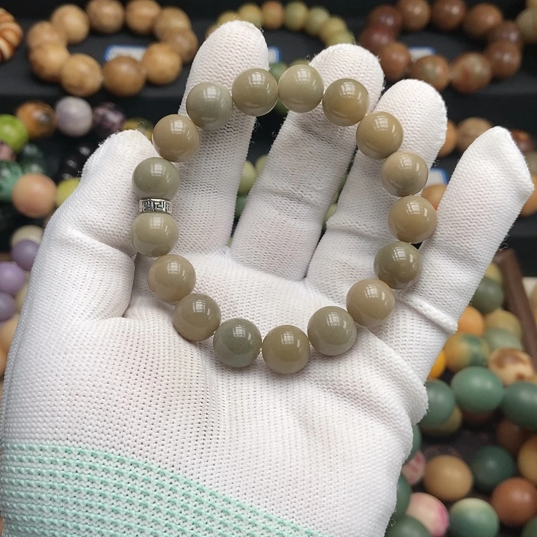 吊坠菩提根/象牙果12mm阴皮圆珠