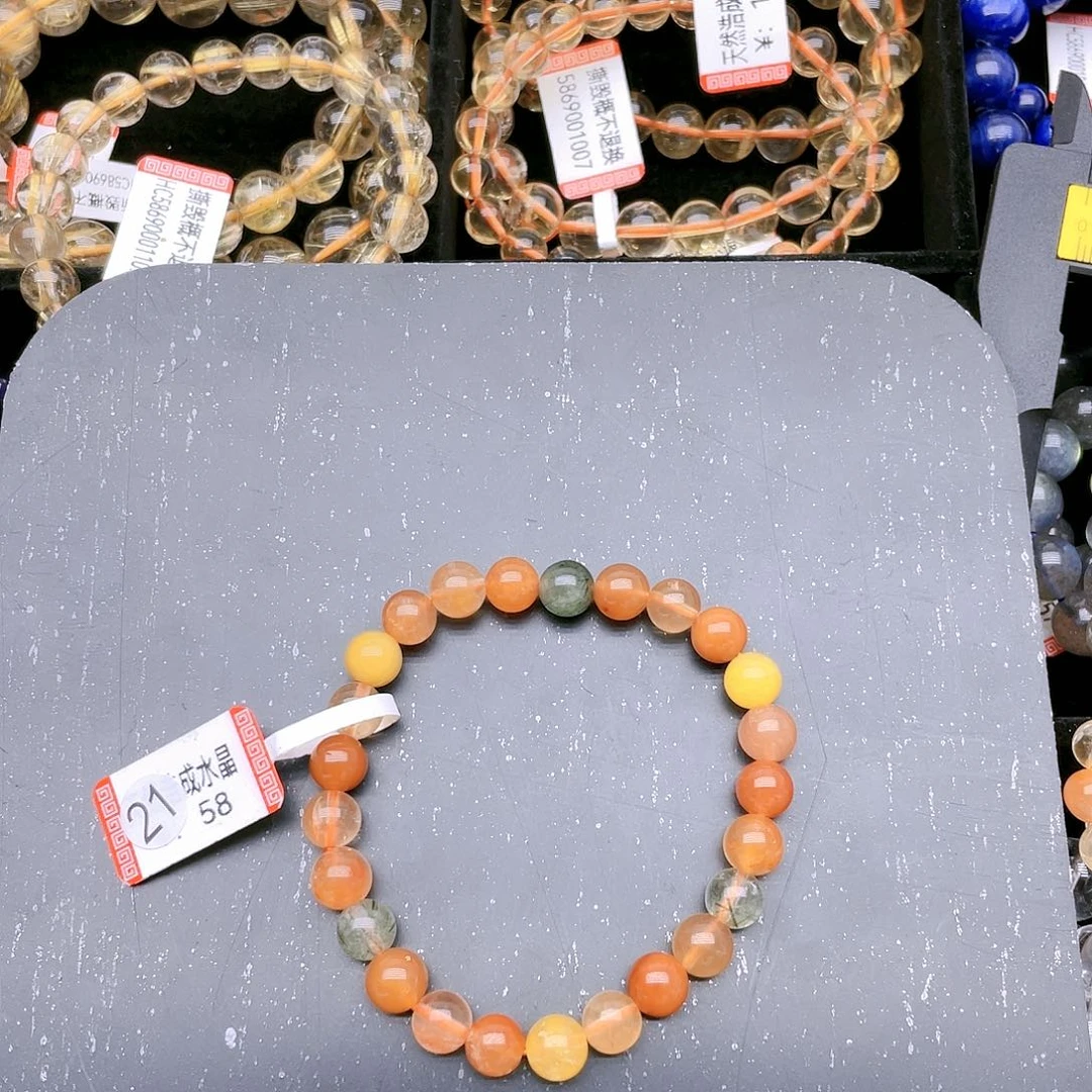 水晶手串未镶嵌福禄寿