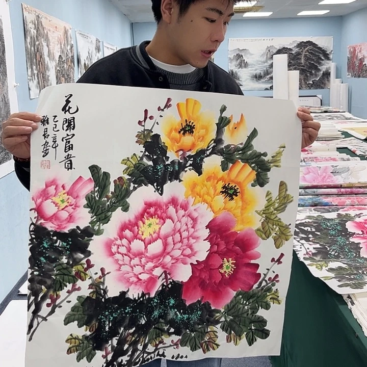 国画宣纸国画纯手绘作品