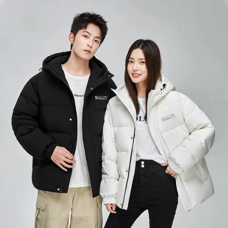 鸭宝宝羽绒服YBB2025秋冬新款户外休闲连帽男女款保暖外套羽绒服