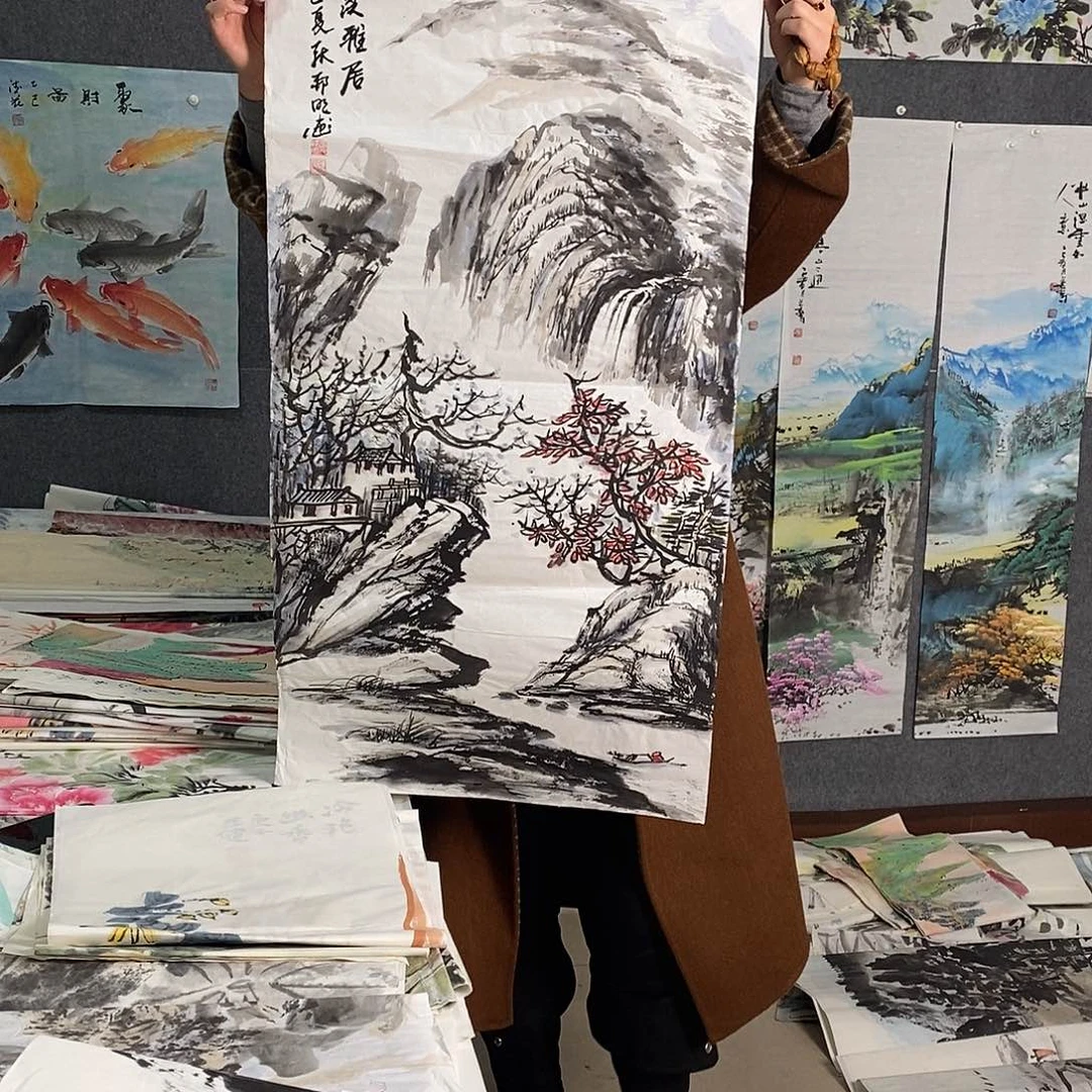 国画纯手写手绘作品33