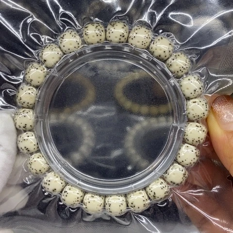 手串星月菩提石玉料10/9小通体福利款