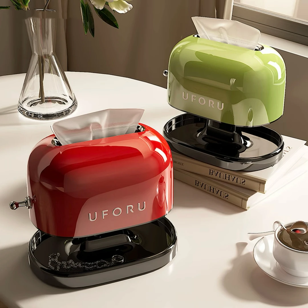 复古风椭圆纸巾盒高档客厅茶几创意抽纸盒弹簧升降玄关置物收纳架