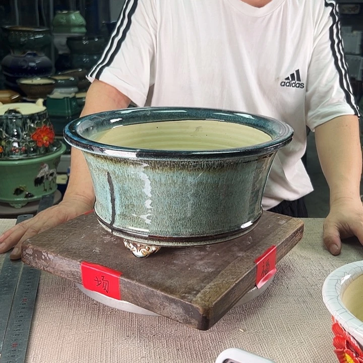 泳坤堂石湾盆阿*微瑕