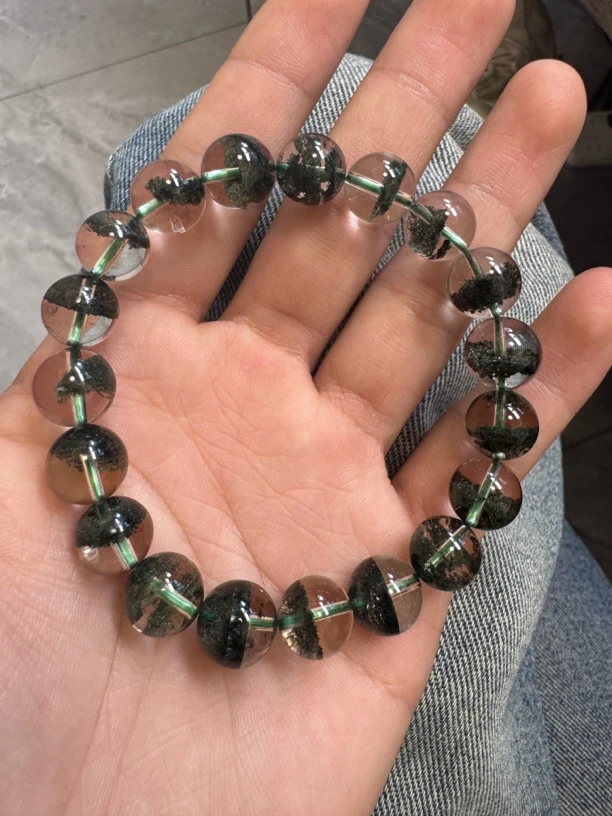 自然水晶严选  天然绿幽灵