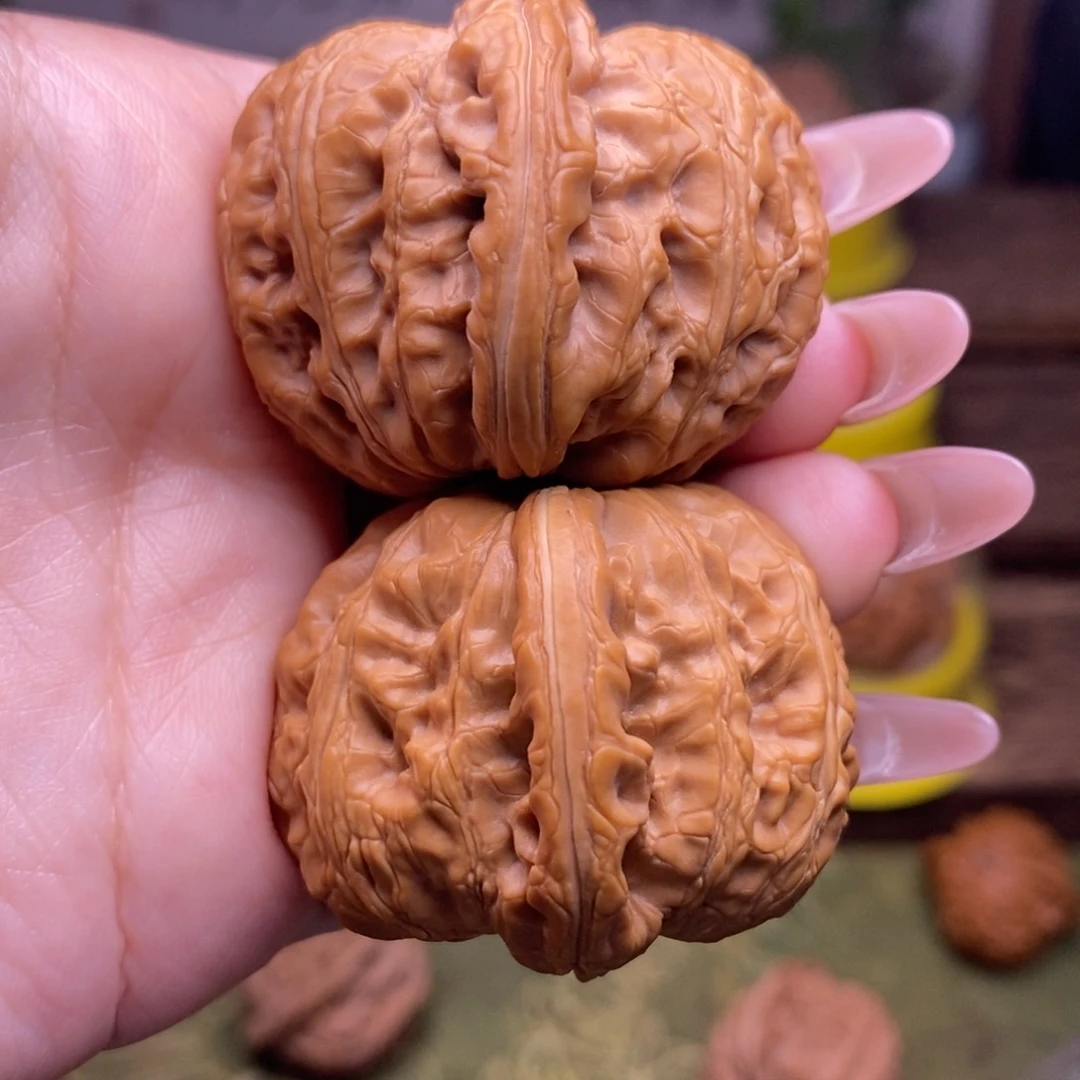 文玩核桃吊坠全品41尺平谷元宝带手工底