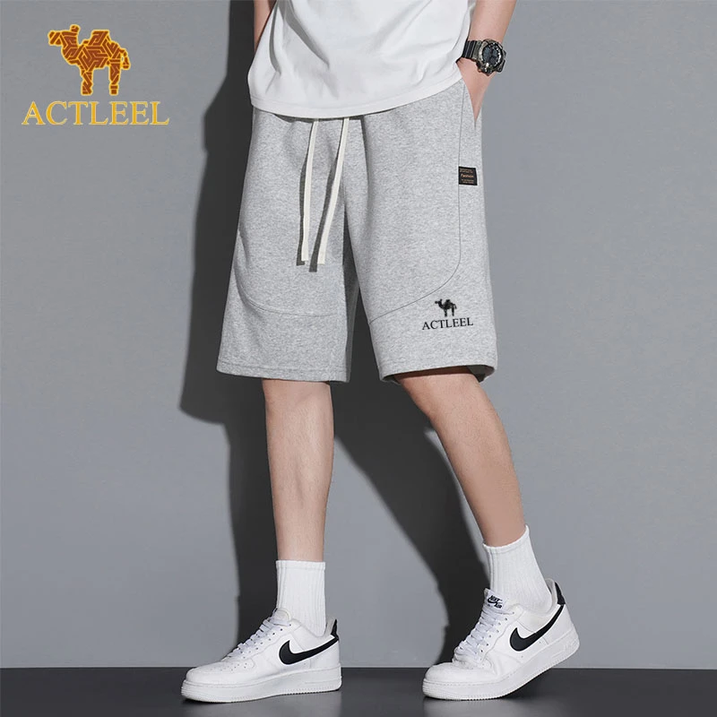 ACTLEEL男士夏季薄款大码宽松直筒运动五分纯棉潮流短裤百搭休闲