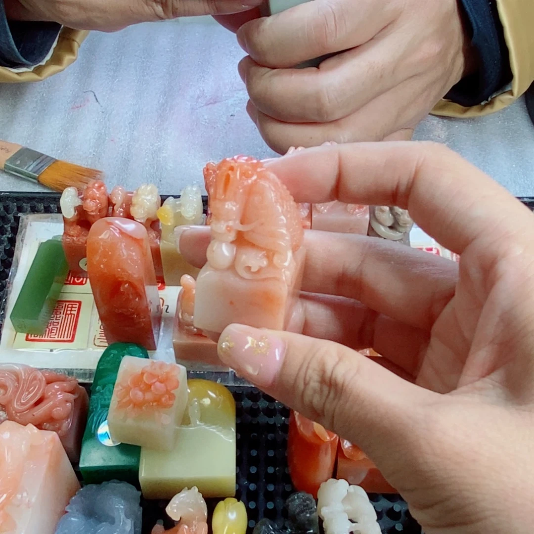 东***子青田石印石成品正章书法用品