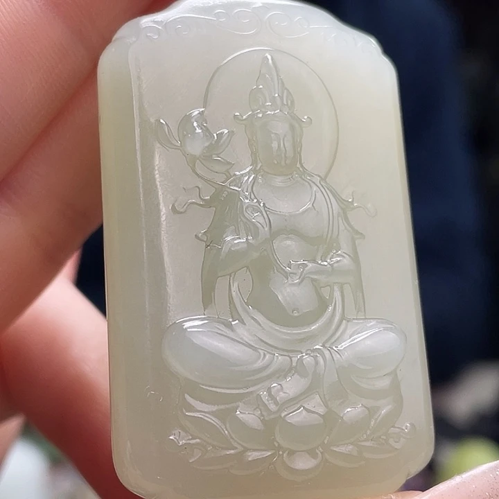 和田玉挂件未镶嵌定制发货