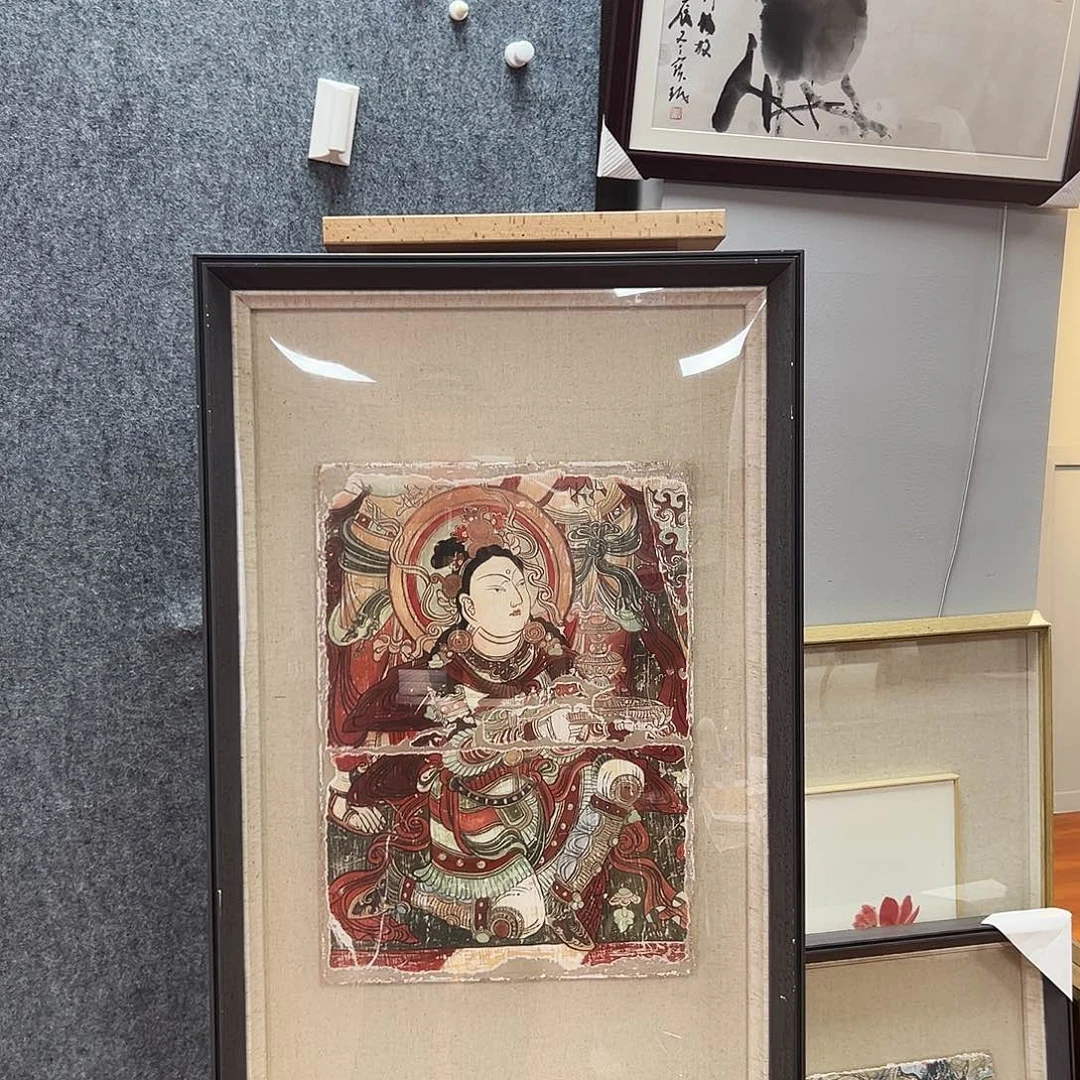 书法刘一凡临摹壁画