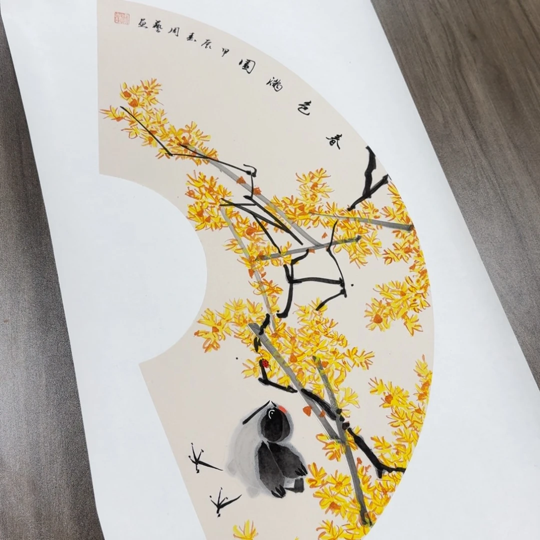 国画国画山水花鸟作品