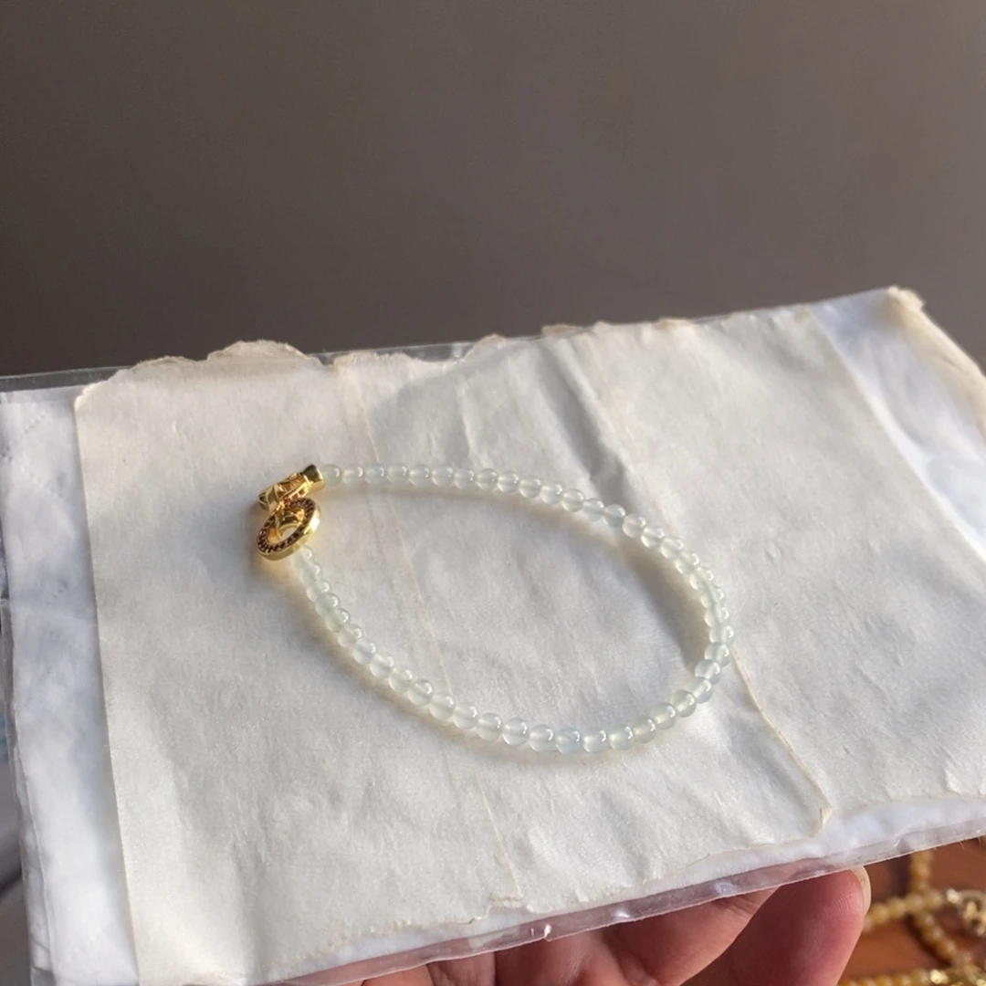 定制翡翠未镶嵌25 缅甸翡翠A货卡3.8