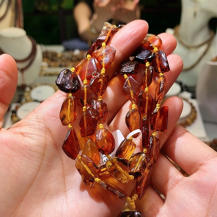 未镶嵌琥珀手串琥珀