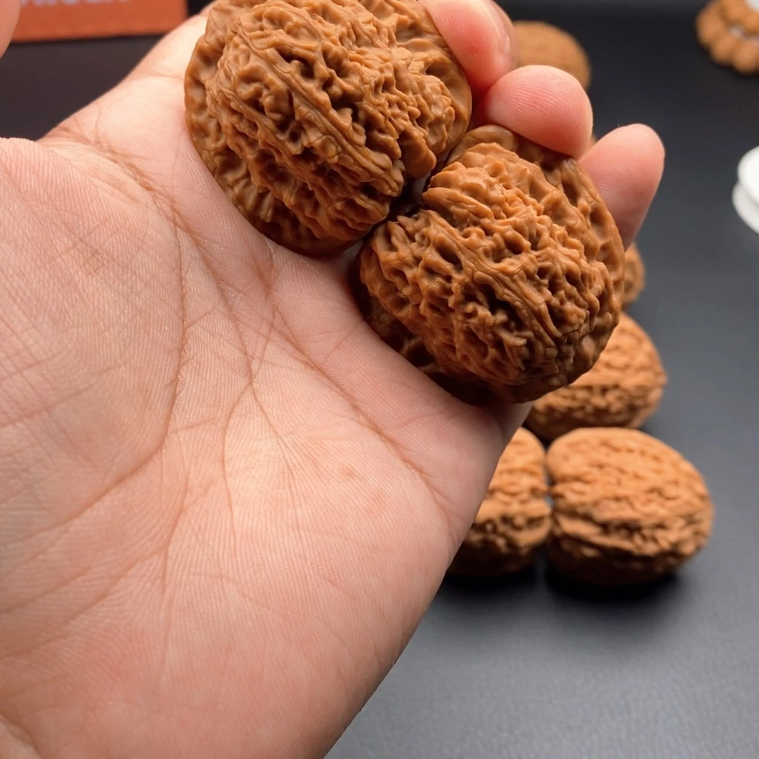 三***自文玩核桃把件好运