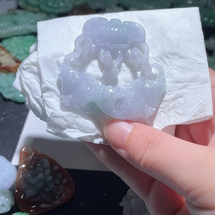 颈饰未镶嵌翡翠天