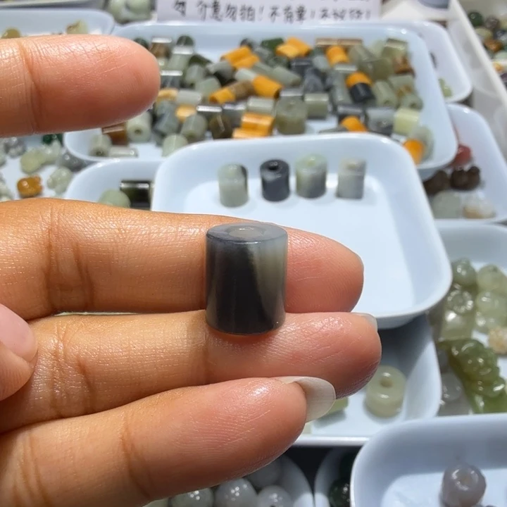 .***文未镶嵌和田玉珠宝半成品
