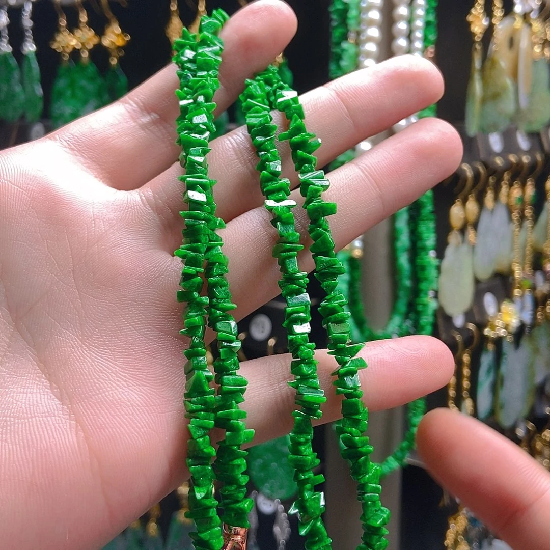 翡翠未镶嵌耳饰翡翠