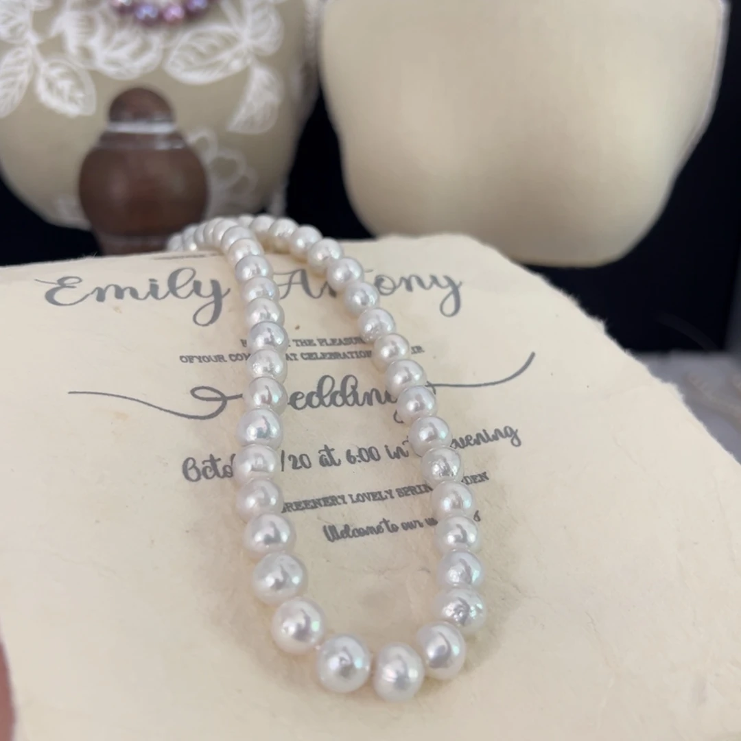 淡水珍珠耳饰银S925镶嵌