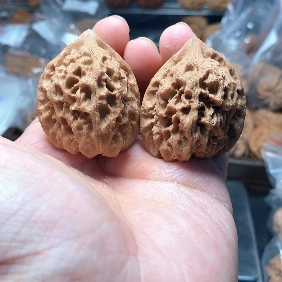 1文玩核桃血龙鸡心37-345