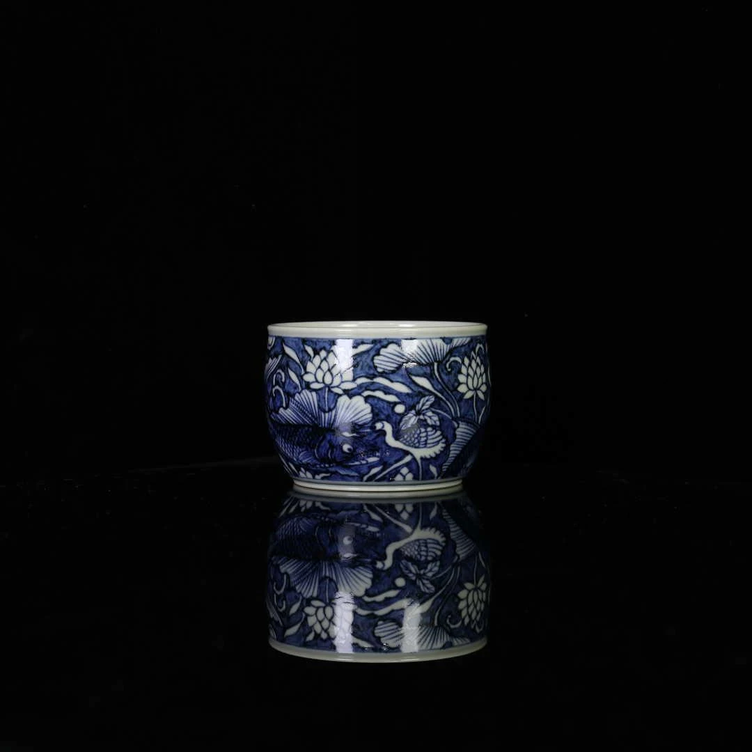 逸古堂【明韵】一路连鱼鼓杯