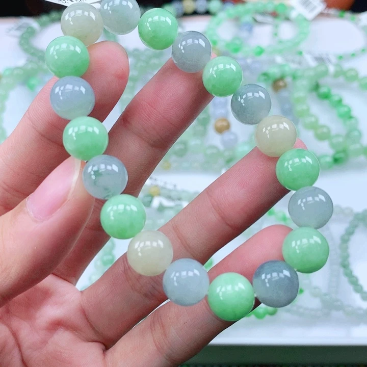 未镶嵌手链翡翠翡翠