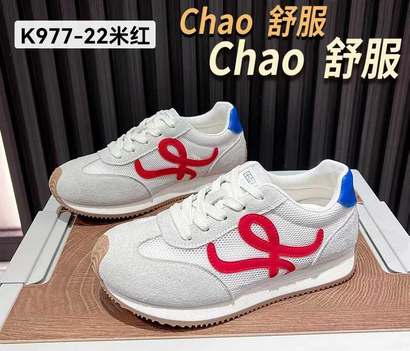 K977-22透气德训鞋系带阿甘鞋时尚休闲鞋女鞋网面流浪丹宁风