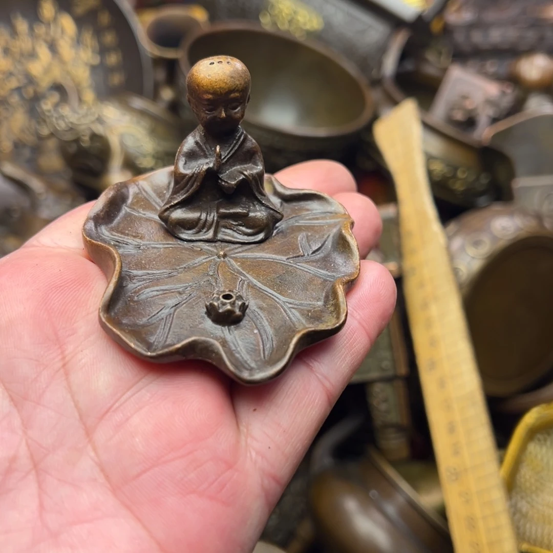 茶壶香炉铜器摆件
