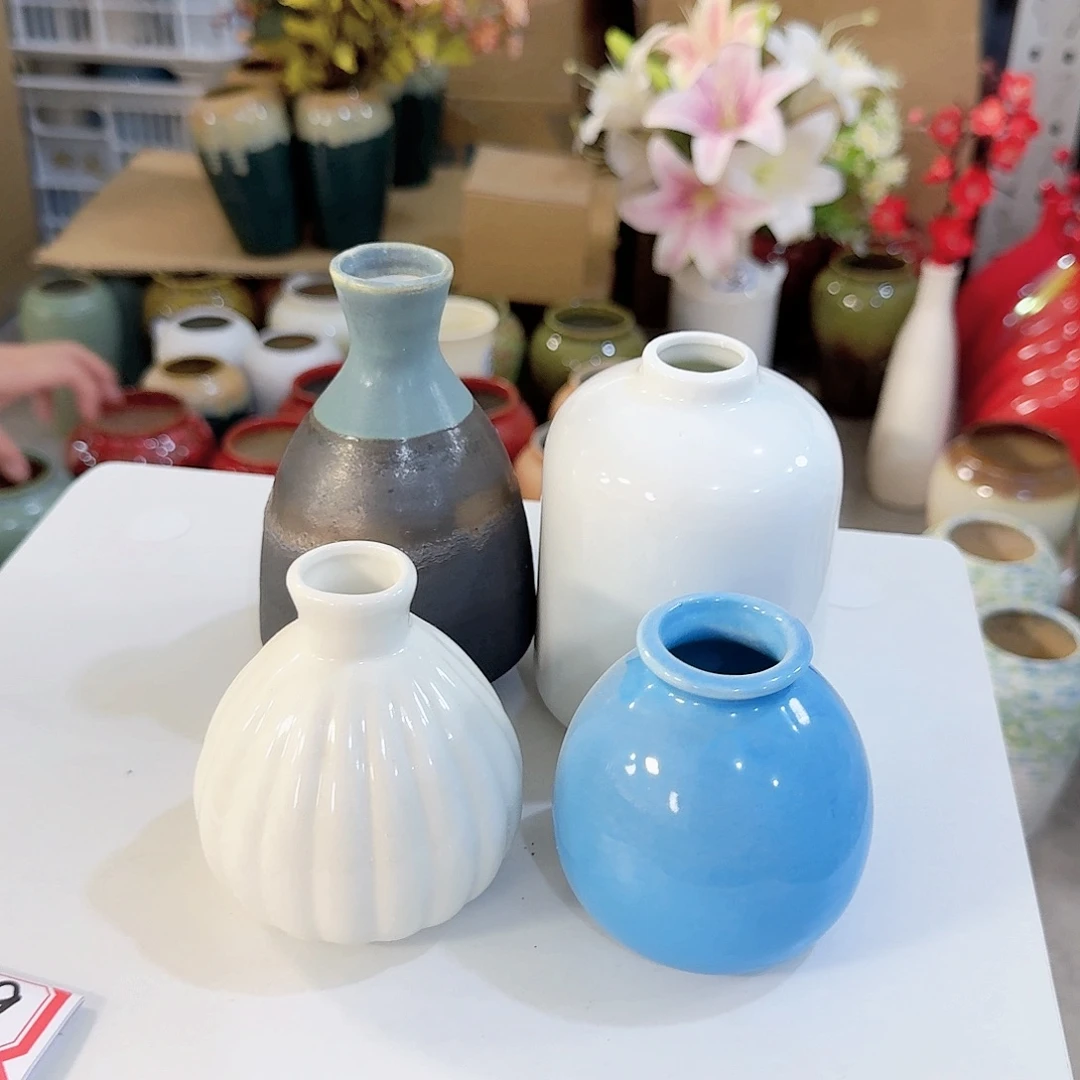 4个小花瓶迷你微瑕