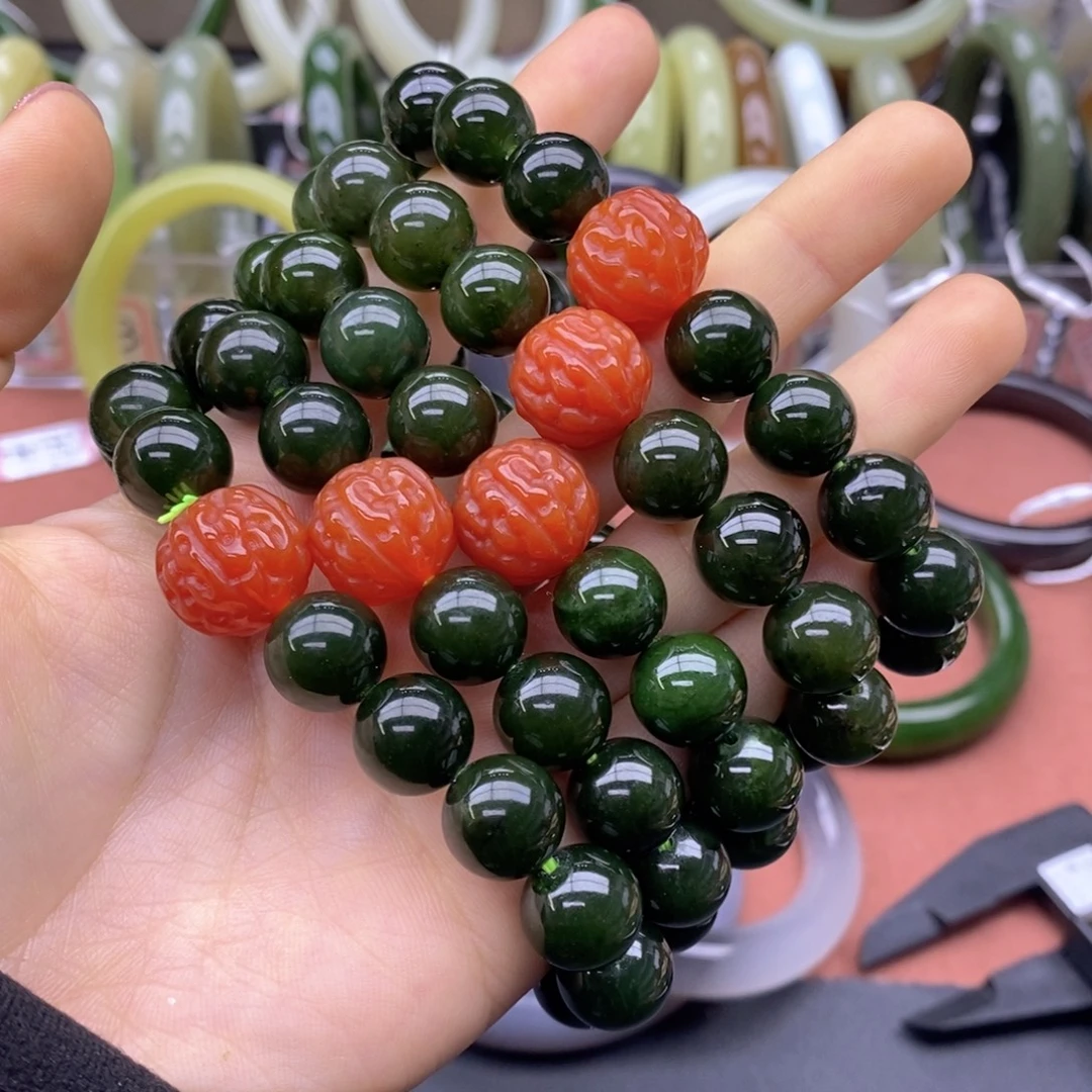 和田玉未镶嵌挂件卡12