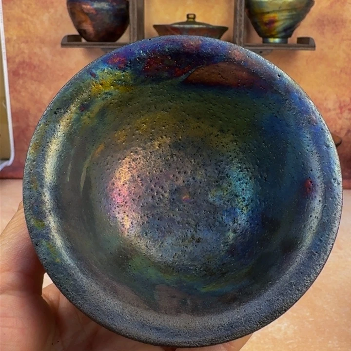 荥经黑砂炸福利窑彩元宝杯34