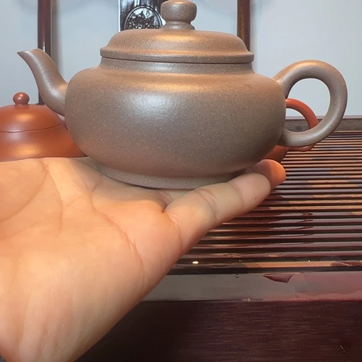 紫砂茶壶明远款青段泥