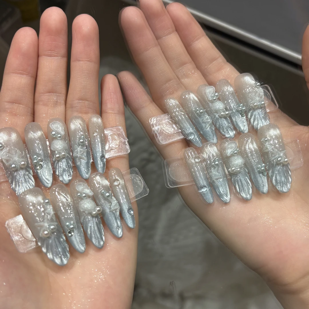 人鱼的眼泪、纯手工穿戴甲