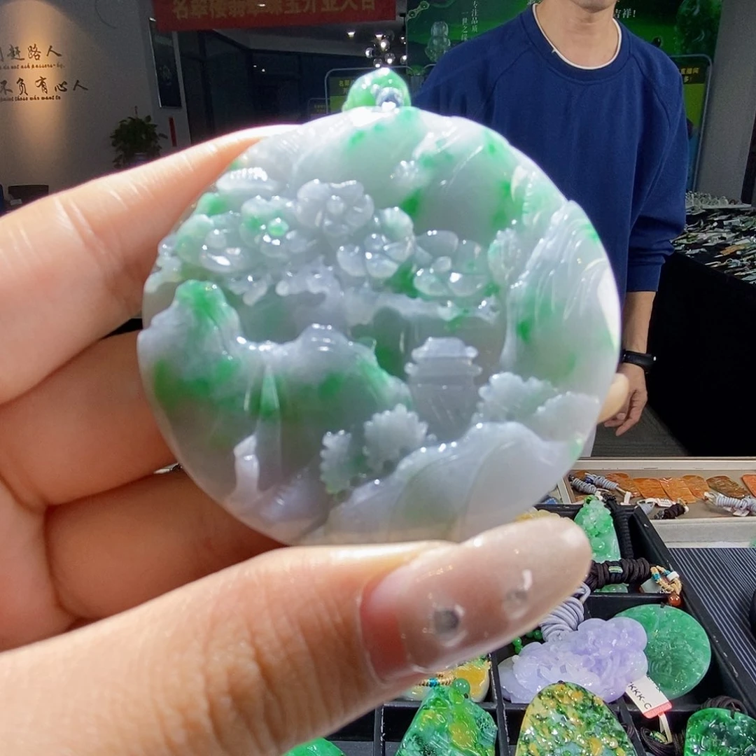 颈饰未镶嵌翡翠翡翠
