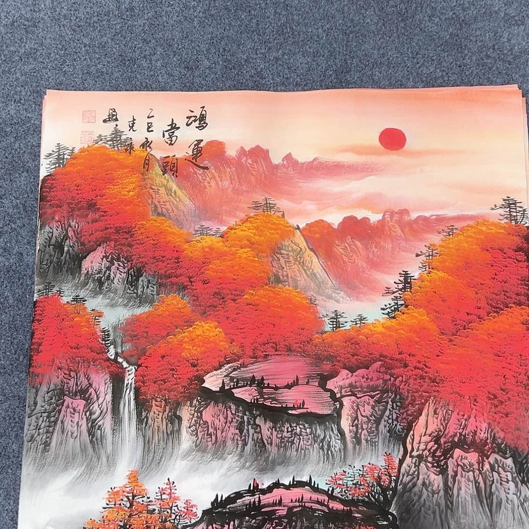 国画国画作品宣纸纯手绘