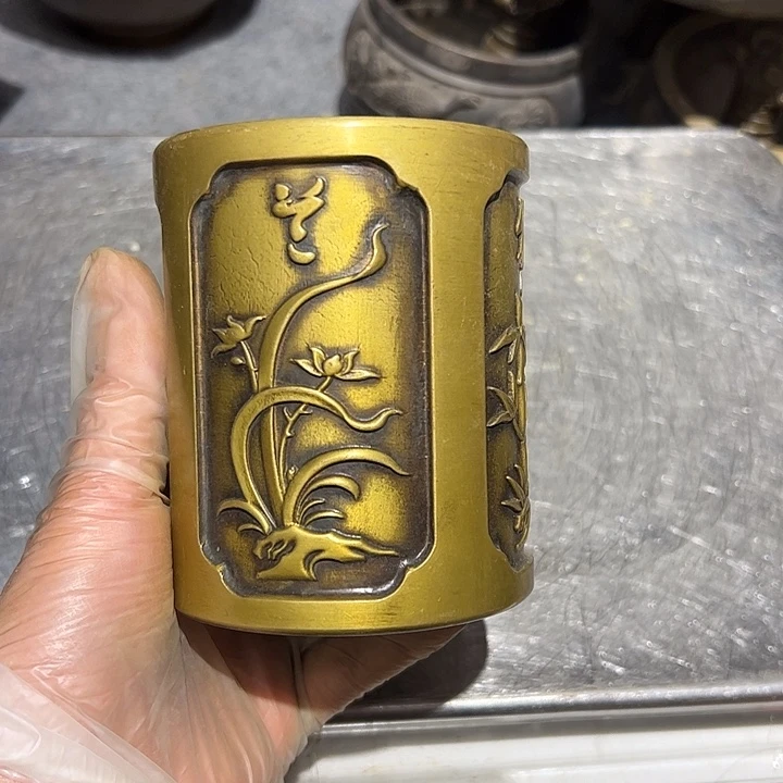 微瑕疵黄铜摆件工艺品