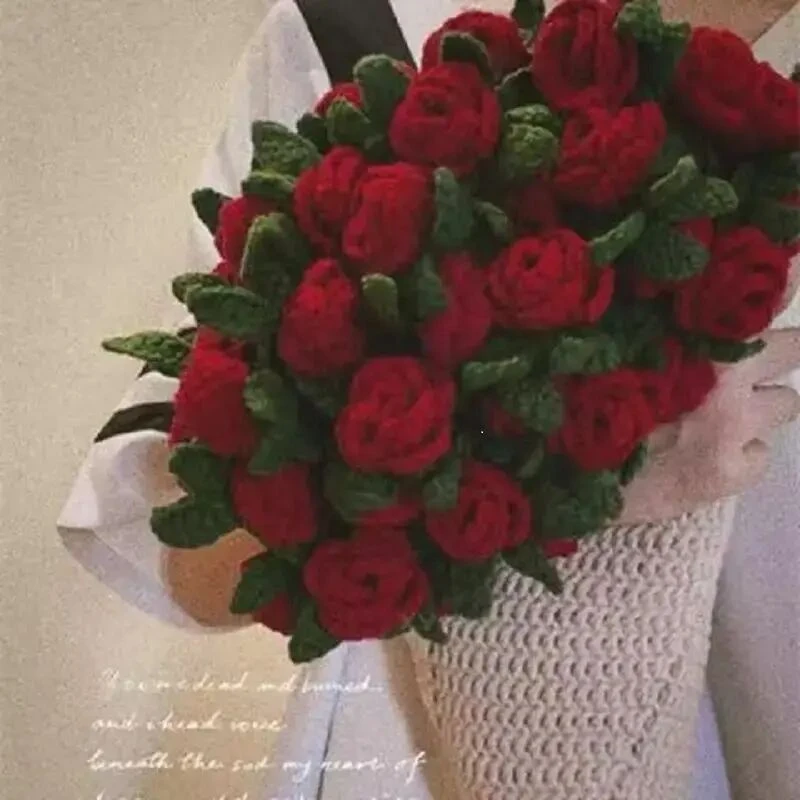 【毛毯花束】花束毯子手工毛线钩织毛毯花束diy材料包手工礼物HR