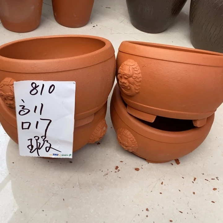 粗陶红陶绿植花盆810
