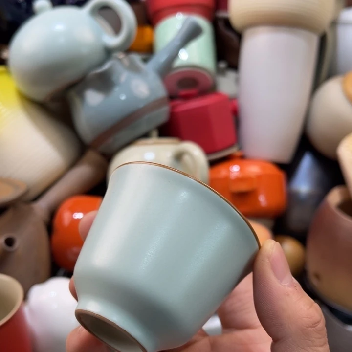 摆件陶你要吃好睡暖和才