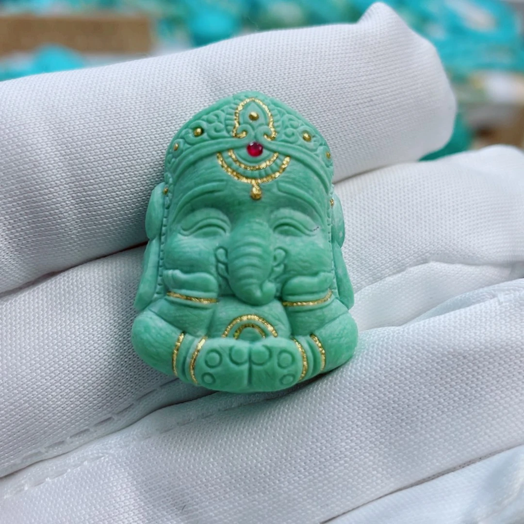 绿松石珠宝奇石未镶嵌