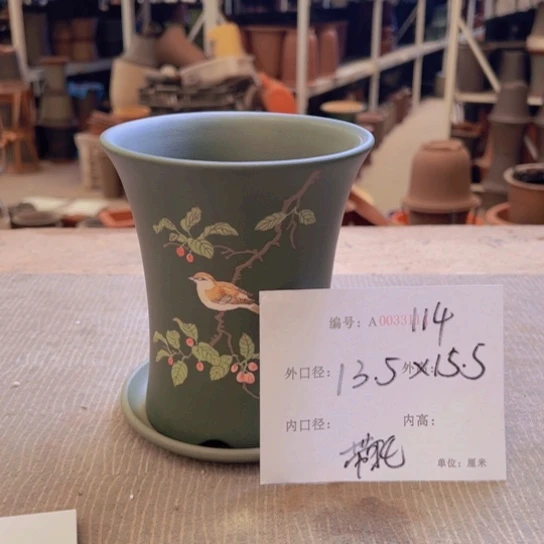 紫砂花盆紫紫砂盆